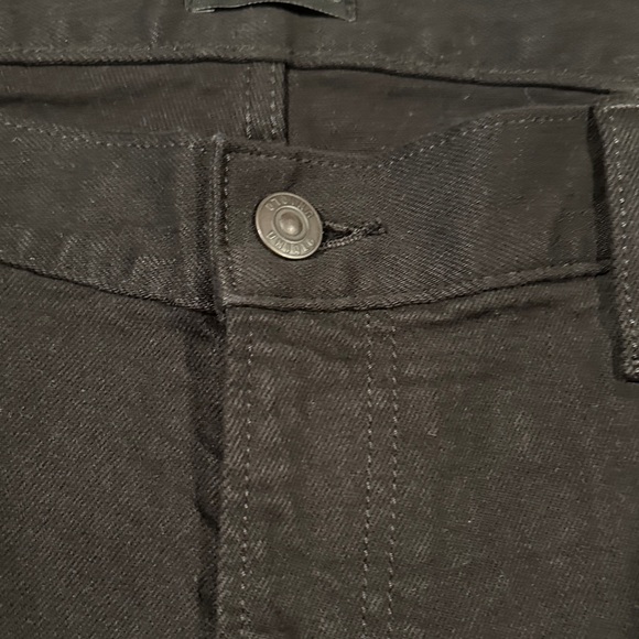 Men's Uniqlo Black Selvedge Jeans 38x34 Brand New - Picture 4 of 6